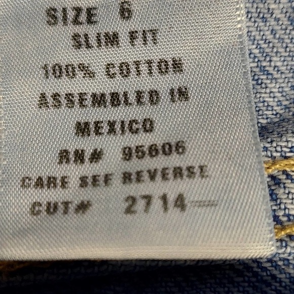 𝅺LA Blues Women's Jeans, Light Wash, Size 6 Slim Fit - Picture 3 of 12